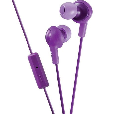 JVC Gumy HAFR6 Écouteurs intra-auriculaires avec microphone intégré -Violet
