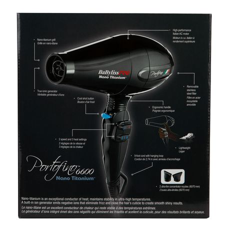 BaByliss PRO Nano Titanium Portofino Professional Hair Dryer | Walmart  Canada