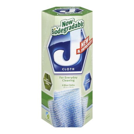 J Cloth - Cleaning Cloth For Everyday Cleaning, 8 Cloths