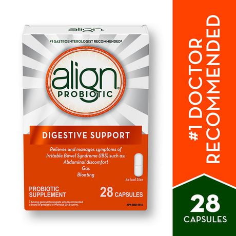 Supplément probiotique Align 28 capsules, approvisionnement de 4 semaines