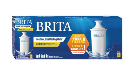 Brita Water Filter Pitcher Advanced Replacement 5 Count +1 Bonus | Walmart Canada
