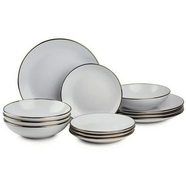 Thyme & Table 12 Piece Aria Dinnerware Set, Service for 4