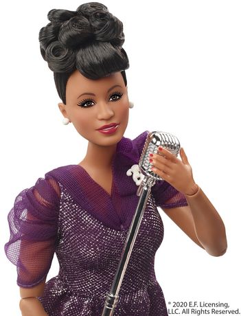 ella fitzgerald barbie collectible inspiring doll signature walmart