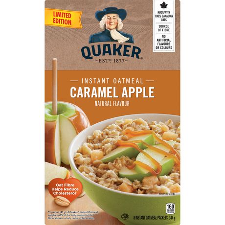 Quaker Caramel Apple Instant Oatmeal | Walmart Canada