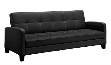 DHP Delaney Sofa Sleeper, Black - Walmart.ca