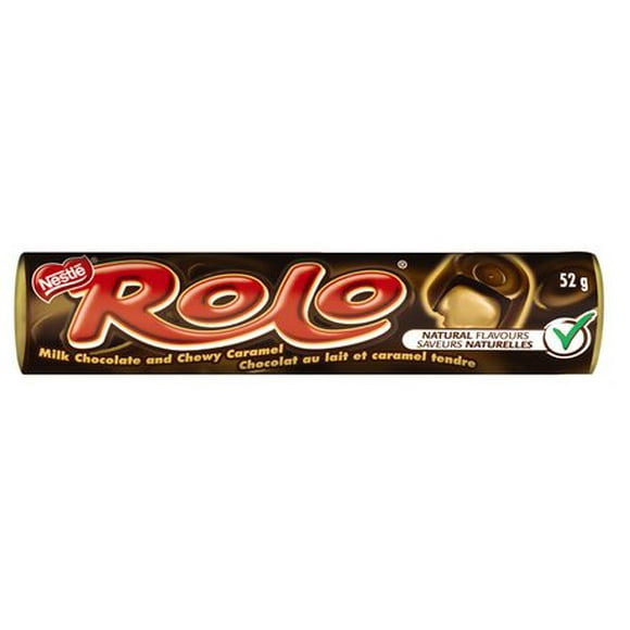 Rolo Milk Chocolate And Chewy Caramel Candy, 10 Candies, 52 g