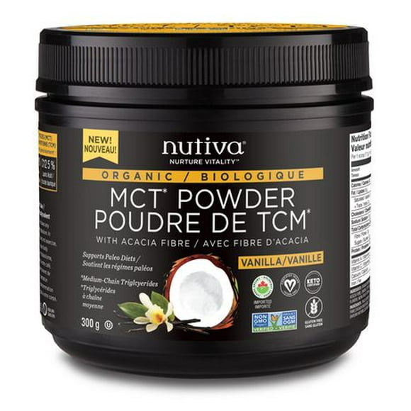 Nutiva MCT Powder Vanilla, 300g