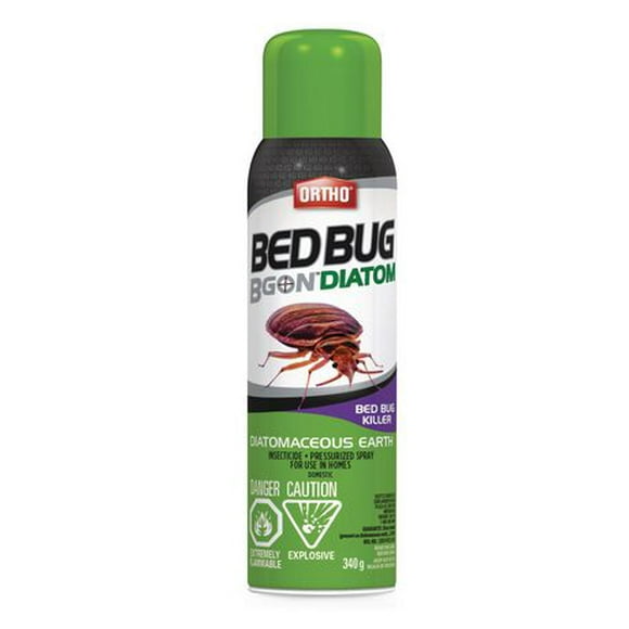 Ortho Bed Bug B Gon Diatom Diatomaceous Earth Bed Bug Killer Aerosol 340g