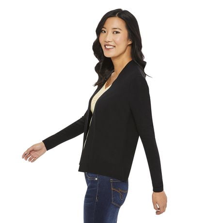 walmart womens black cardigan