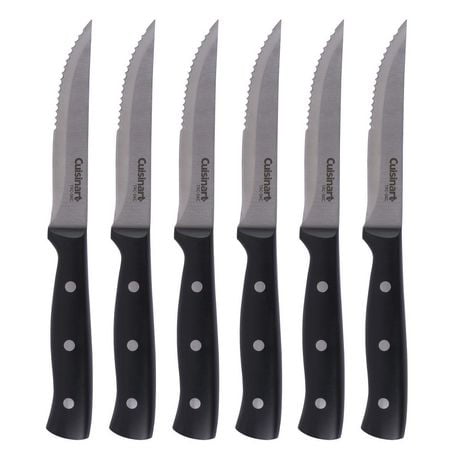 Cuisinart classic couteaux à trois rivets semble de 6-couteaux à bifteck - TRC-H6SKC 6-couteaux