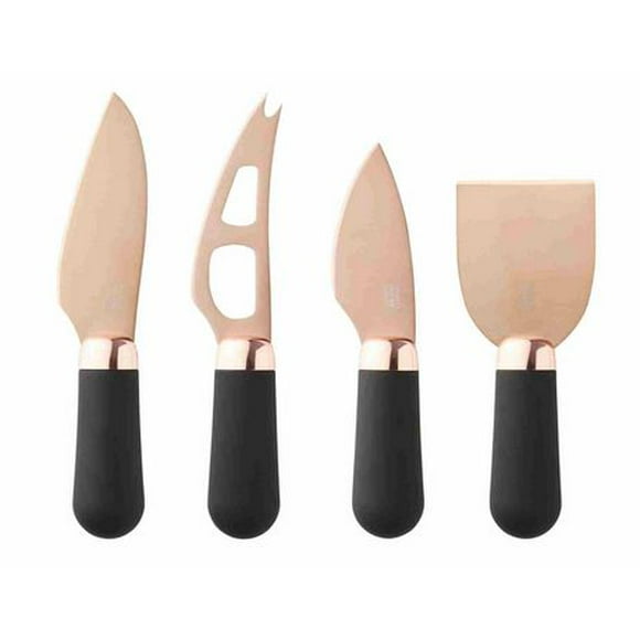 Taylor Eye Witness Brooklyn Rose Gold 4 Pc Cheese Knife Set