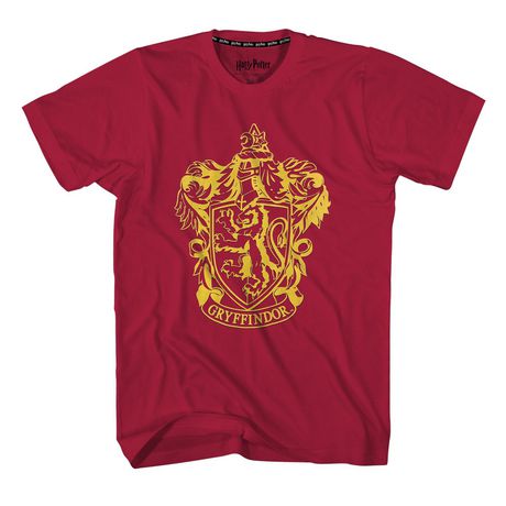 Harry Potter Gryffindor Logo Men's Cotton Polyester T-Shirt | Walmart ...