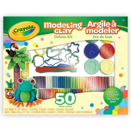 Crayola Modeling Clay Deluxe Kit, Treasure trove of clay and tools!