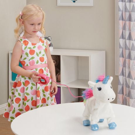 kid connection walking pet unicorn