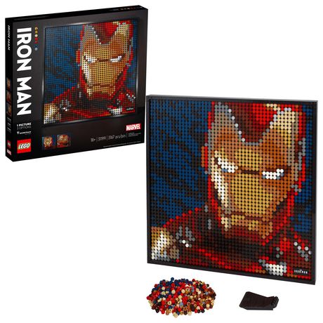 LEGO Art Marvel Studios Iron Man 31199 Toy Building Kit (3,167