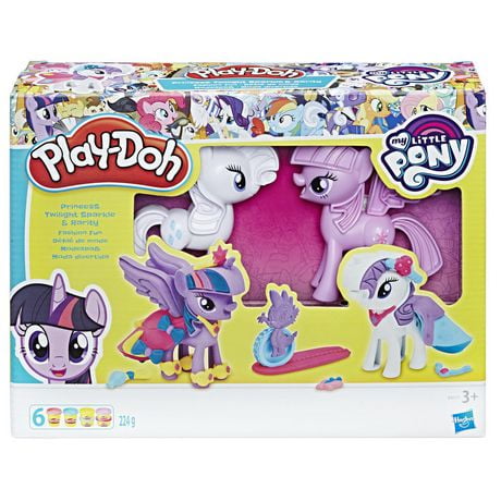 Play-Doh My Little Pony Princess Twilight Sparkle and Rarity Fashion ...