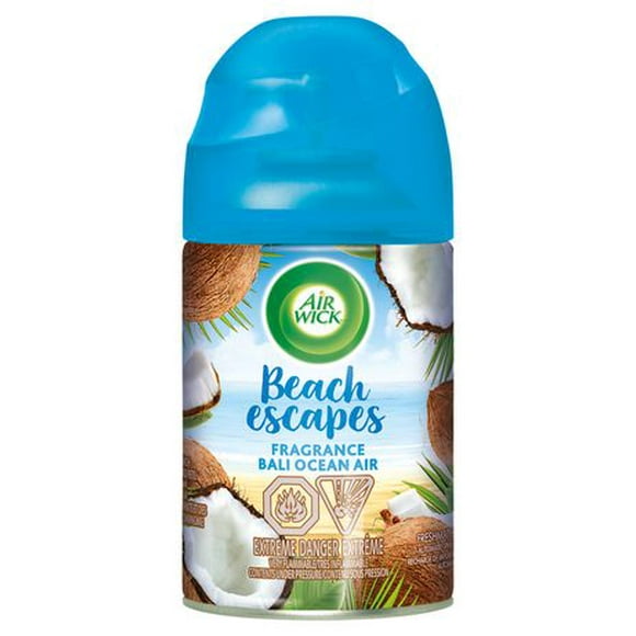 Air Wick Freshmatic Air Freshener, Automatic Spray Refills, Beach Escapes: Bali Ocean Air, 1 Refill, 175 g