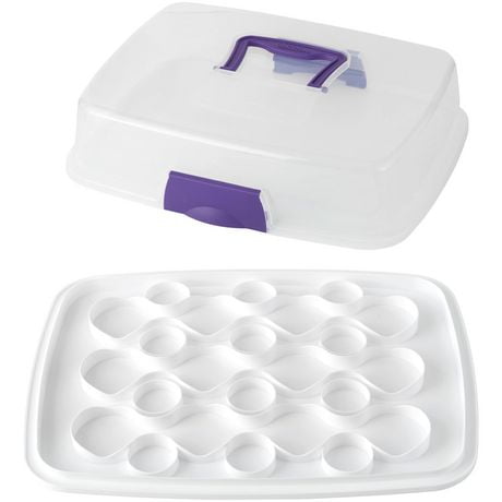 Cloche Transportable Pour Petits Gateaux Et Gateau Rectangulaire Wilton Walmart Canada