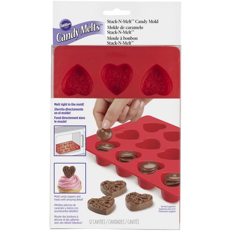 muffins mariage biscuits Moule en silicone 3D en forme de cœur pour décoration de gâteaux 