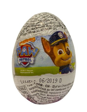 zaini paw patrol egg