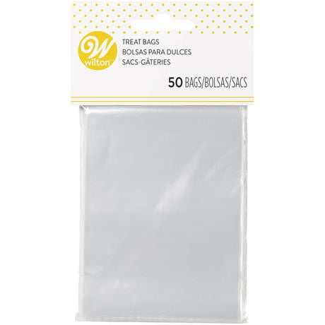 Wilton Clear Treat Bags, Treat Bags, 50-Count