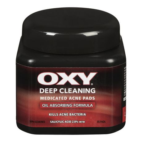 oxy pads medicated acne cleaning deep walmart