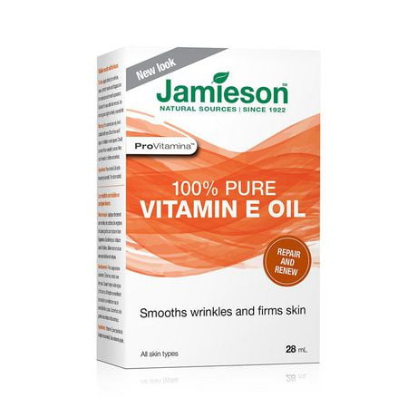 Jamieson Huile de Vitamine E Pure À 100 % 28&nbsp;ml
