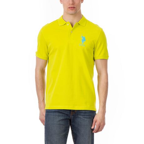 USPA MEN'S SOLID PIQUE POLO SHIRT | Walmart Canada