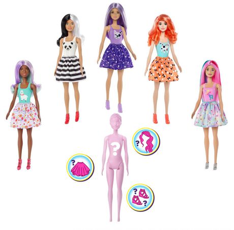 2019 Barbie Color Reveal Series 1 Set of 6 dolls New in Sealed Case Pack