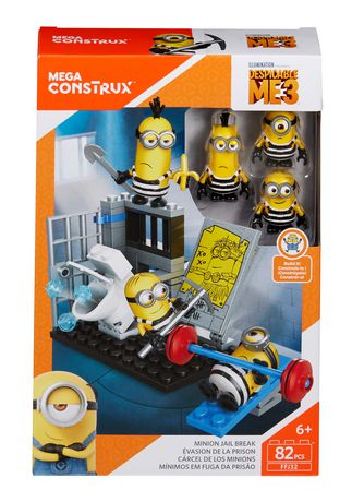 Mega Bloks Construx Cattivissimo Me - Barca A Remi In Fuga (59 Pezzi) - Giocattolo Costruzioni