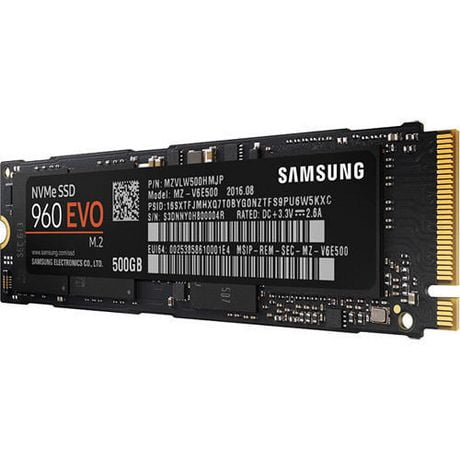 Samsung 500GB 960 EVO NVMe M.2 Internal SSD | Walmart Canada