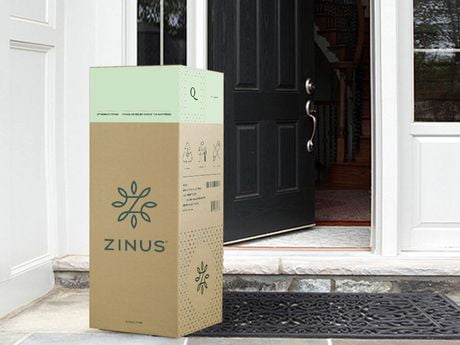 zinus mattress box