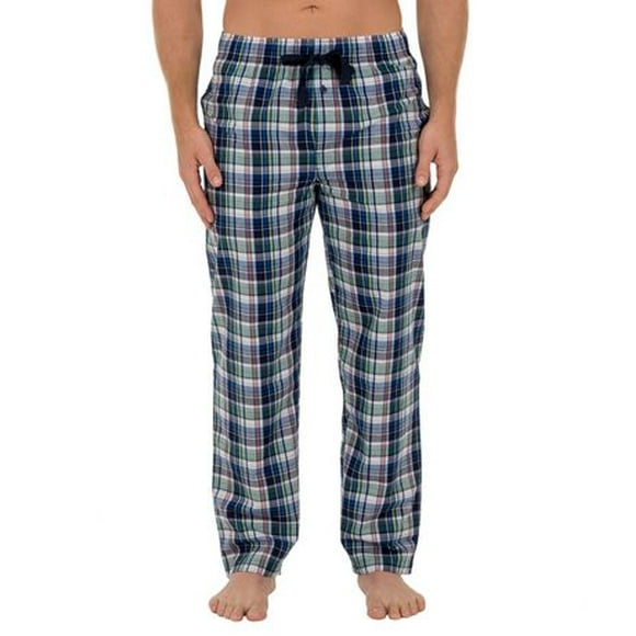 Fruit of the Loom Men's Microsanded Woven Plaid Pajama Pant Multicolour