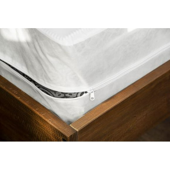 Enveloppe de matelas Total Defense en coton pour lit simple