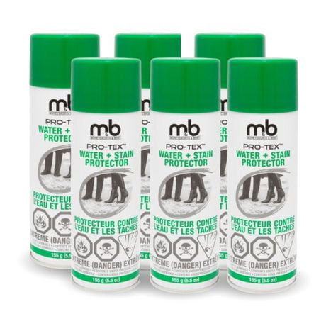 M&B PRO-TEX Water & Stain Protector 6PK - 155g/5.5oz, All-Weather, Year-Round Protection