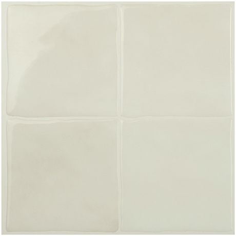 Smart Tiles Peel and Stick Backsplash Wall Tiles, Zellige Oia, 4-Pack ...