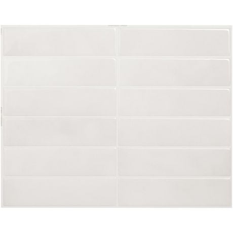 Smart Tiles Peel and Stick Backsplash Wall Tiles, Morocco Essaouira, 4-Pack, 11.43in x 9in