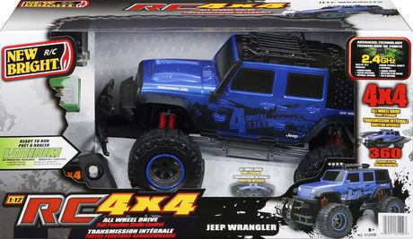 New Bright R/C 4-Door 4x4 Jeep Wrangler | Walmart Canada