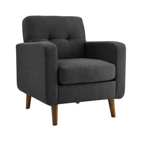 Mainstays Helena Mid Century Modern Arm Chair, Grey | Walmart Canada