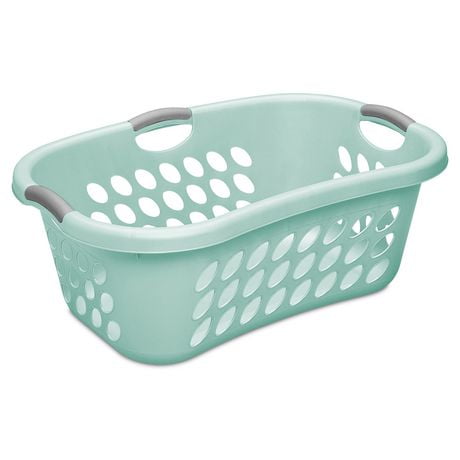 Sterilite Hip Hold Aqua Laundry Basket, 44 L
