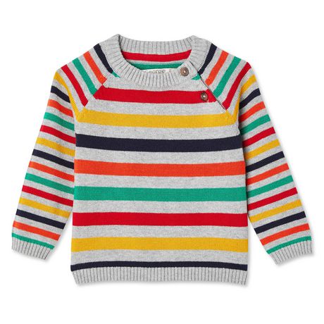 George Baby Boys' Stripe Sweater | Walmart Canada