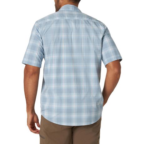 Wrangler Men's Short Sleeve Plaid Shirt | Walmart Canada