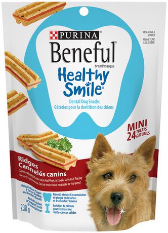 Purina Beneful Healthy Smile Mini Ridges Dental Dog Snacks