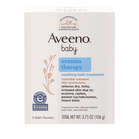 Aveeno Baby Soothing Baby Bath Treatment, 5 x 21g