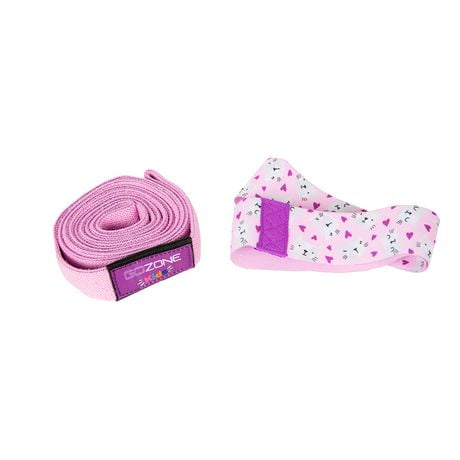 GoZone Kids X-Light Cats-Printed Bounce Bands – Pink/Purple, Attaches to any chair