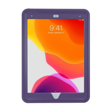 Étui de protection CTA Digital avec béquille rotative à 360 degrés intégrée pour iPad 7e et 8e génération 10.2 pouces, iPad Air 3 et iPad Pro 10.5 pouces - Violet