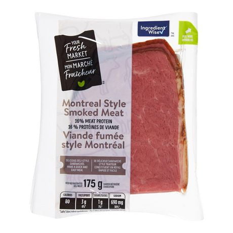 Your Fresh Market Montreal Smoked Meat, 175 g