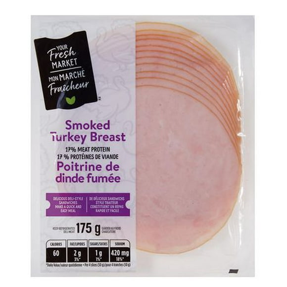 Your Fresh Market Smoked Turkey Breast, 175 g