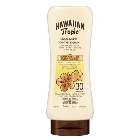 hawaiian tropic sheer touch ultra radiance lotion sunscreen spf 30