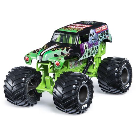 Monster Jam, Official Grave Digger Monster Truck, Die-Cast Vehicle, 1: ...